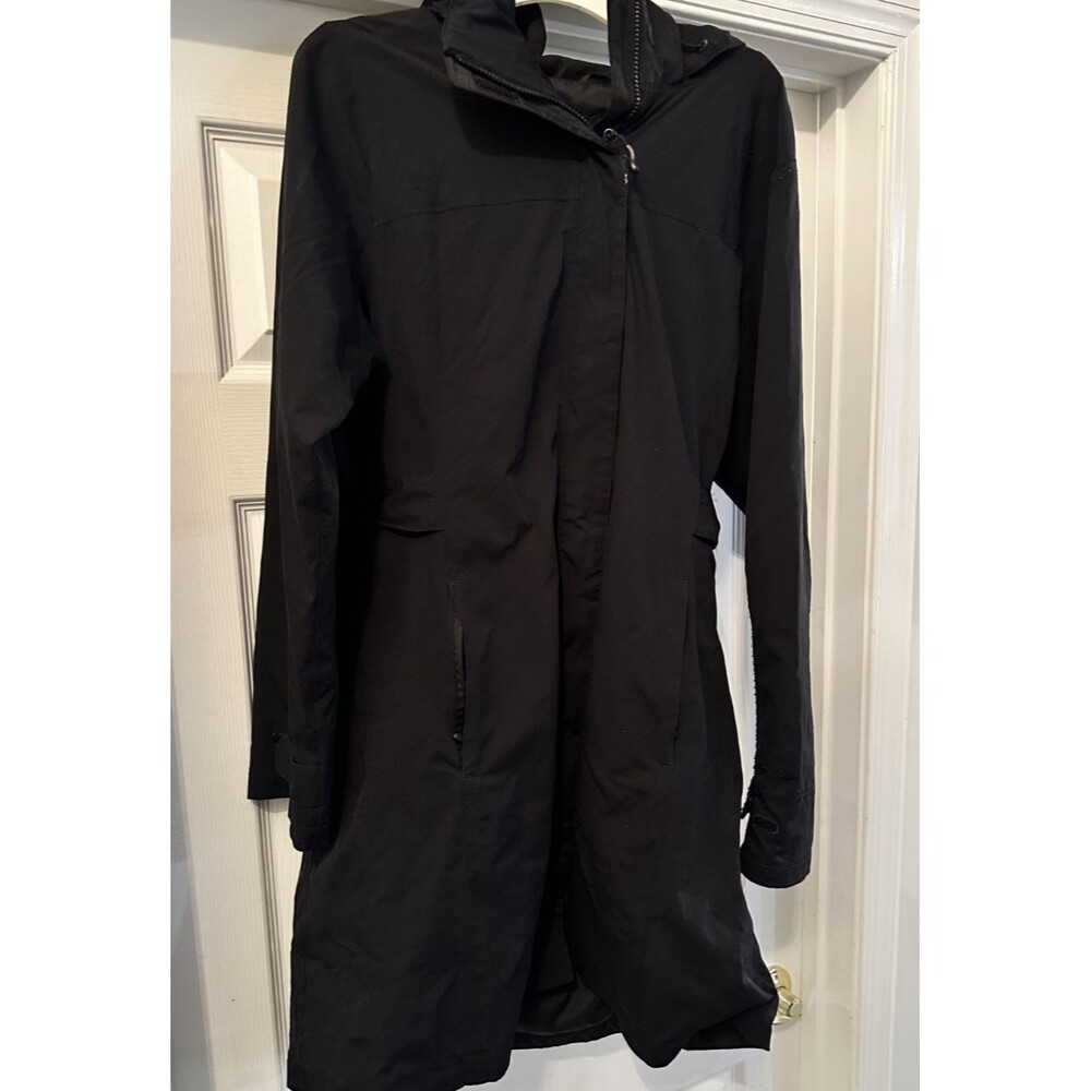 Ski Jacket Womans L removable hood Wind & Water-Resistance Outer Shell